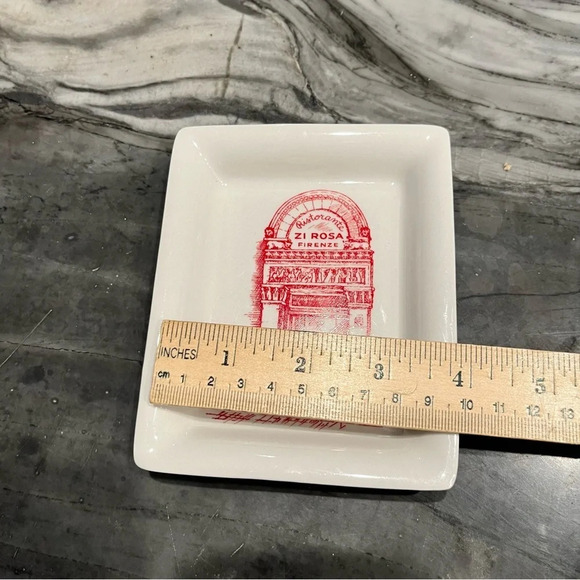 Vintage Zi Rosa Restaurant Trinket Dish Tip Tray Italy - Picture 5 of 6